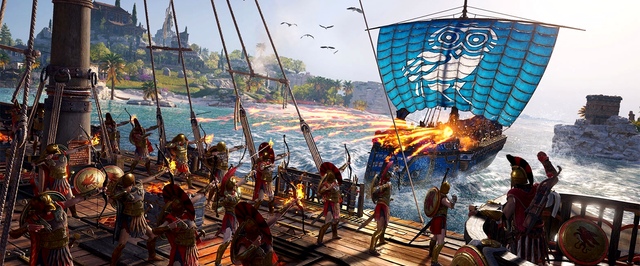 Главный герой Assassins Creed Odyssey умеет поджигать стрелы силой мысли