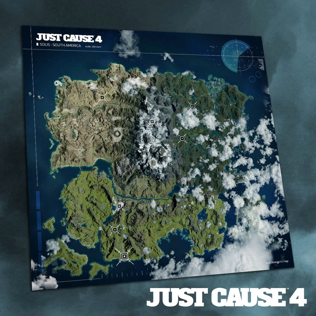 Just cause 3 интерактивная карта