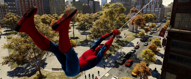В Spider-Man Питер Паркер шутит, что у него три волоска на груди. Так и есть