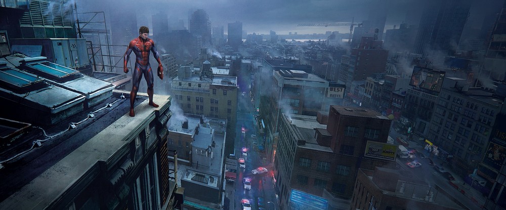 Мэри Джейн и граффити: еще больше артов из Spider-Man The Art of the Game