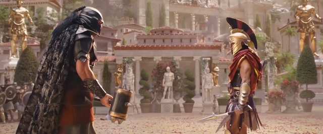 Первый ролик Assassins Creed Odyssey с живыми актерами оказался не слишком серьезным
