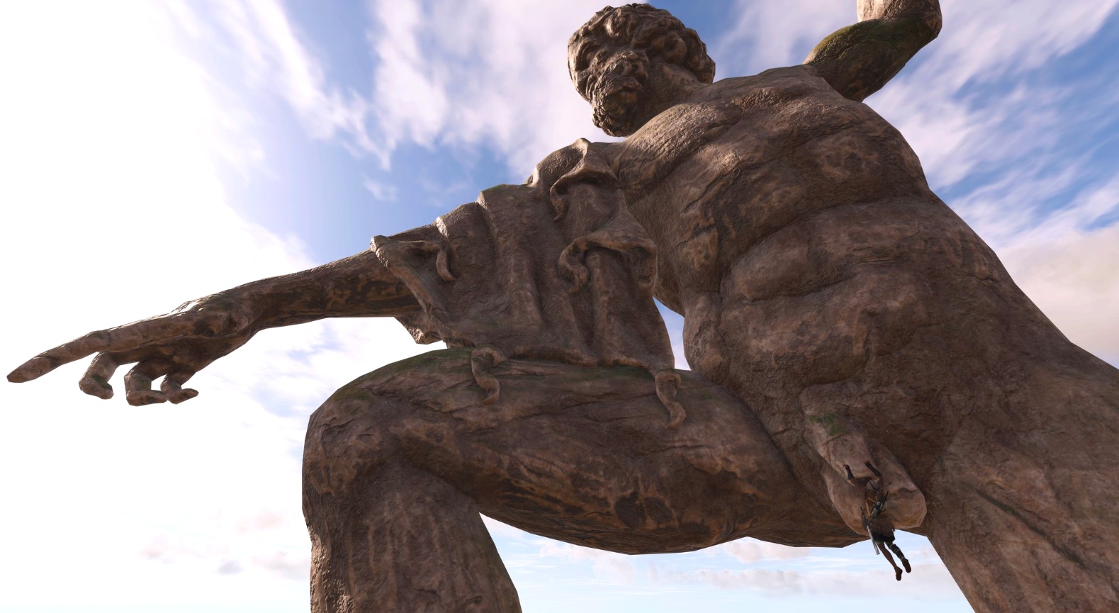 В Assassin's Creed Odyssey есть гигантские обнаженные статуи - и по ни...