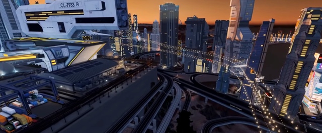 В Cities Skylines добавили воздушные трассы в стиле Blade Runner