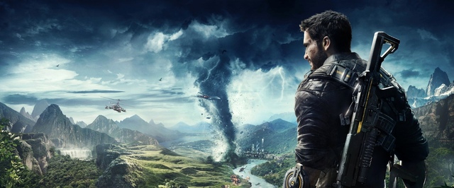 Система контейнеров Just Cause 4: большой корабль и гигантская голова из маленького ящика