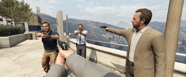 Теперь катсцены в Grand Theft Auto 5 можно смотреть от первого лица