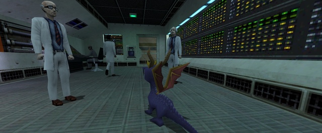Вышла демо-версия мода, добавляющего в Half-Life дракончика Спайро