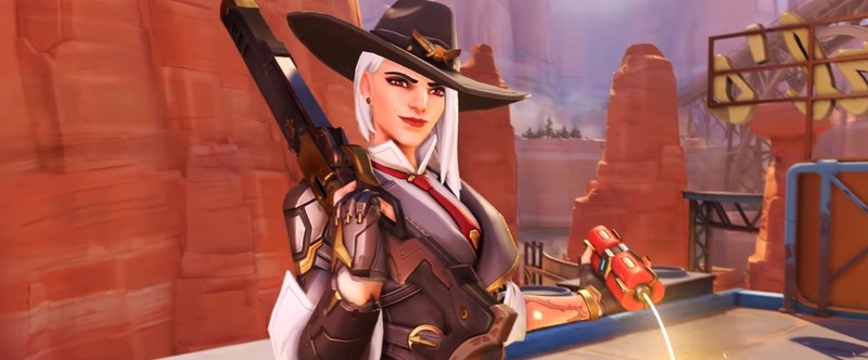 Концепт-арты, облики и геймплей Эш, нового героя Overwatch