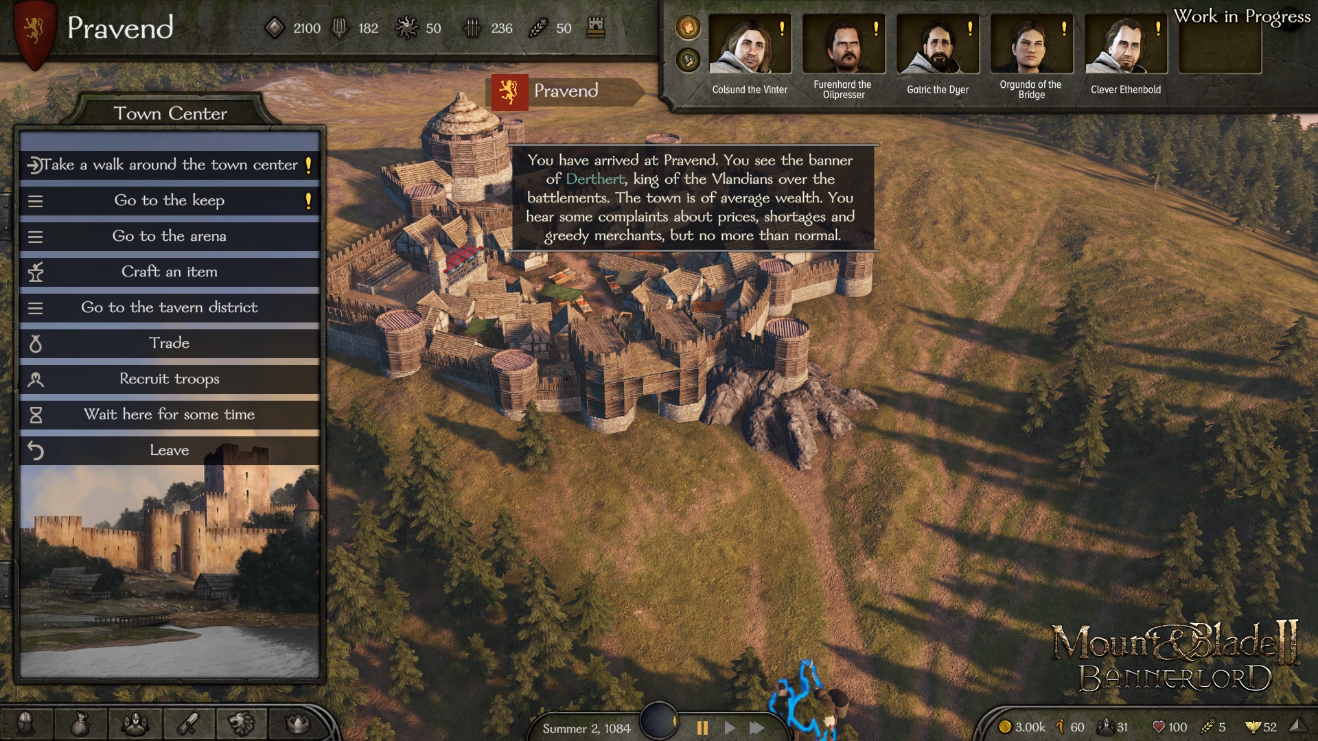 Карта торговли bannerlord