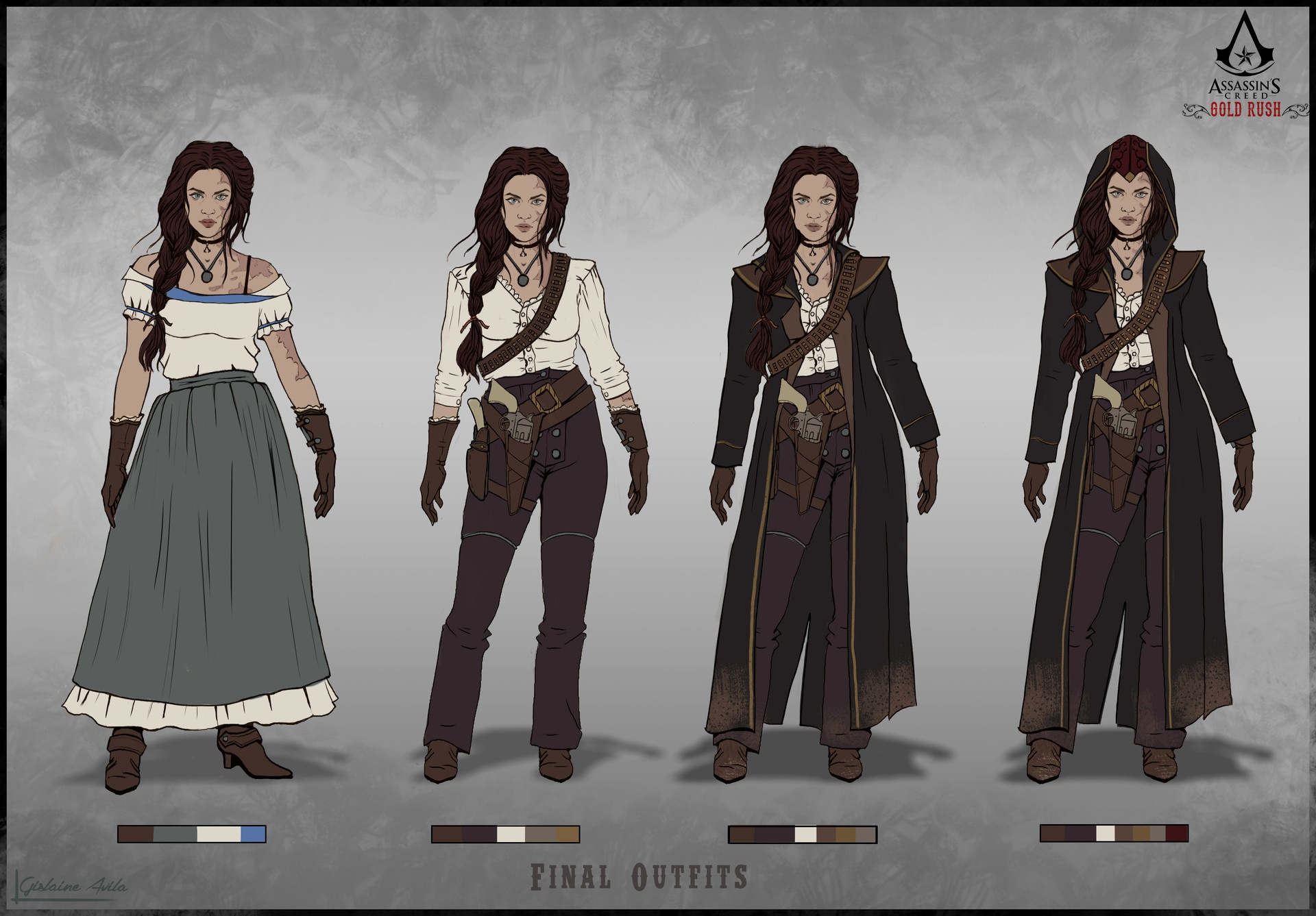 Red Dead Redemption 2 Concept Art персонажей
