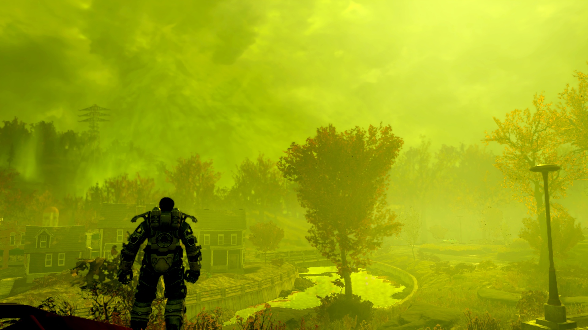 Fallout 4 зеленое небо фото 2