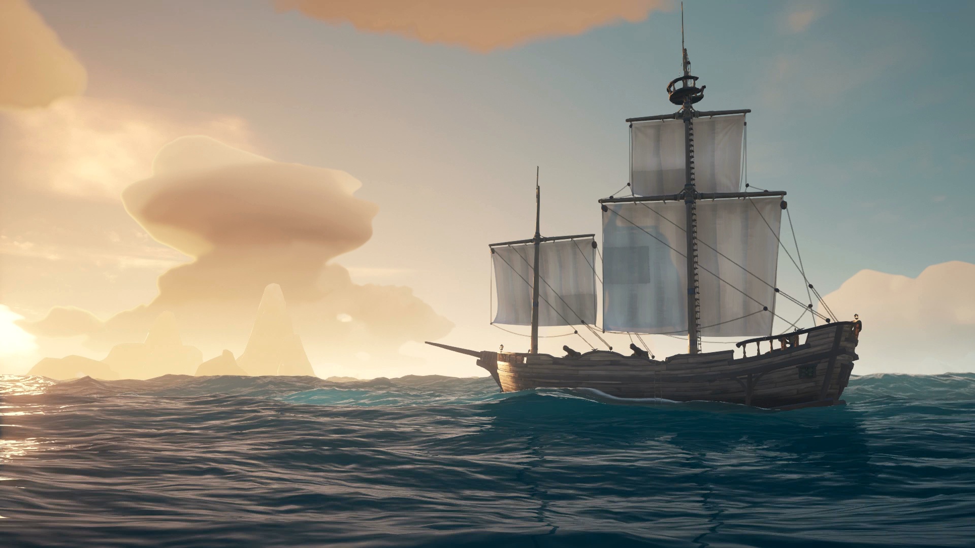 Ship better. Шлюп и Бригантина Sea of Thieves. Sea of Thieves шлюп Бригантина Галеон. Шлюп Sea of Thieves. Sea of Thieves корабль шлюп.