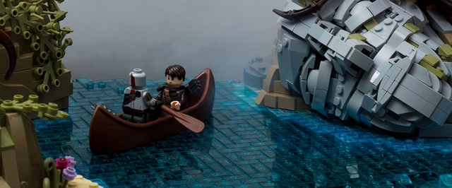 Кусочек God of War воссоздали с помощью LEGO