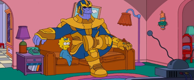 Соска бесконечности: Танос зашел в гости к Симпсонам