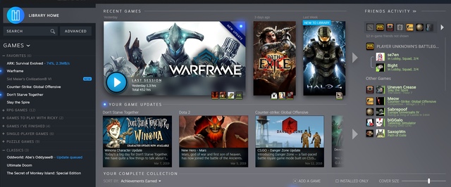 Valve переделывает дизайн Steam — первый взгляд на новую версию