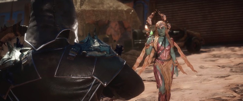 Геймплей Mortal Kombat 11: Цетрион дерется с Нуб Сайботом