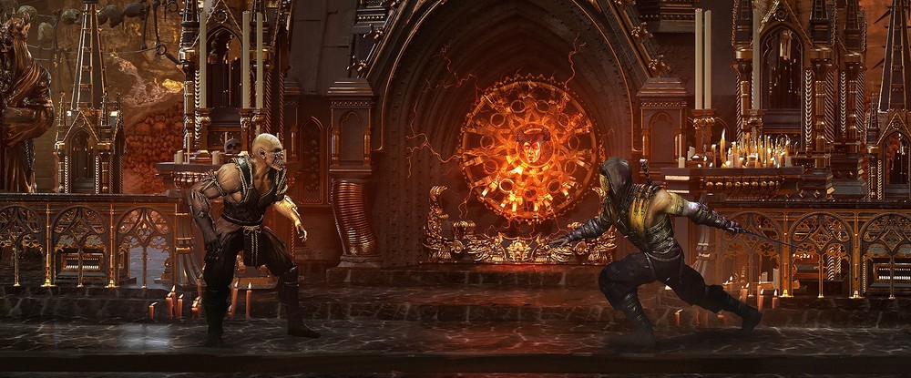 Мертвый улей, гробница Шиннока, часы Кроники: концепты арен Mortal Kombat 11