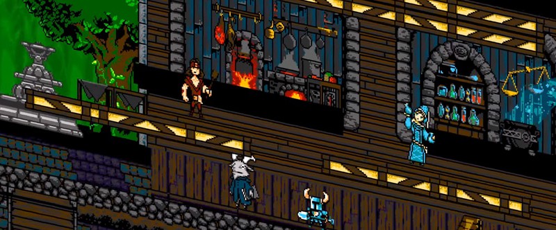 Технически Shovel Knight это трехмерная игра