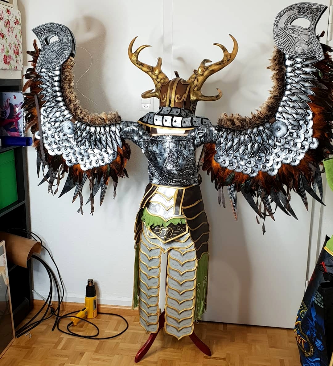 Как создавался костюм валькирии из God of War