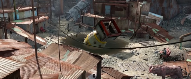 Гули и Мегатонна в обзорном ролике ремейка Fallout 3 на движке Fallout 4