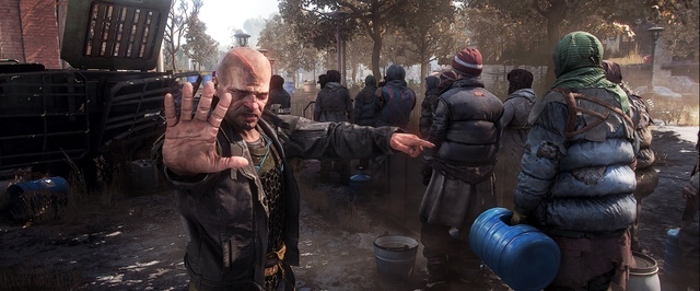 Dying light человек в противогазе где сумка