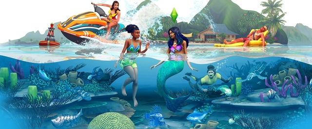 Пляжный отдых и русалки: утекло следующее дополнение к The Sims 4