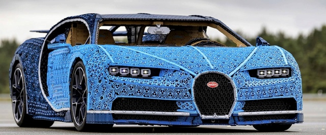 В московском Парке Горького выставят Bugatti Chiron из LEGO