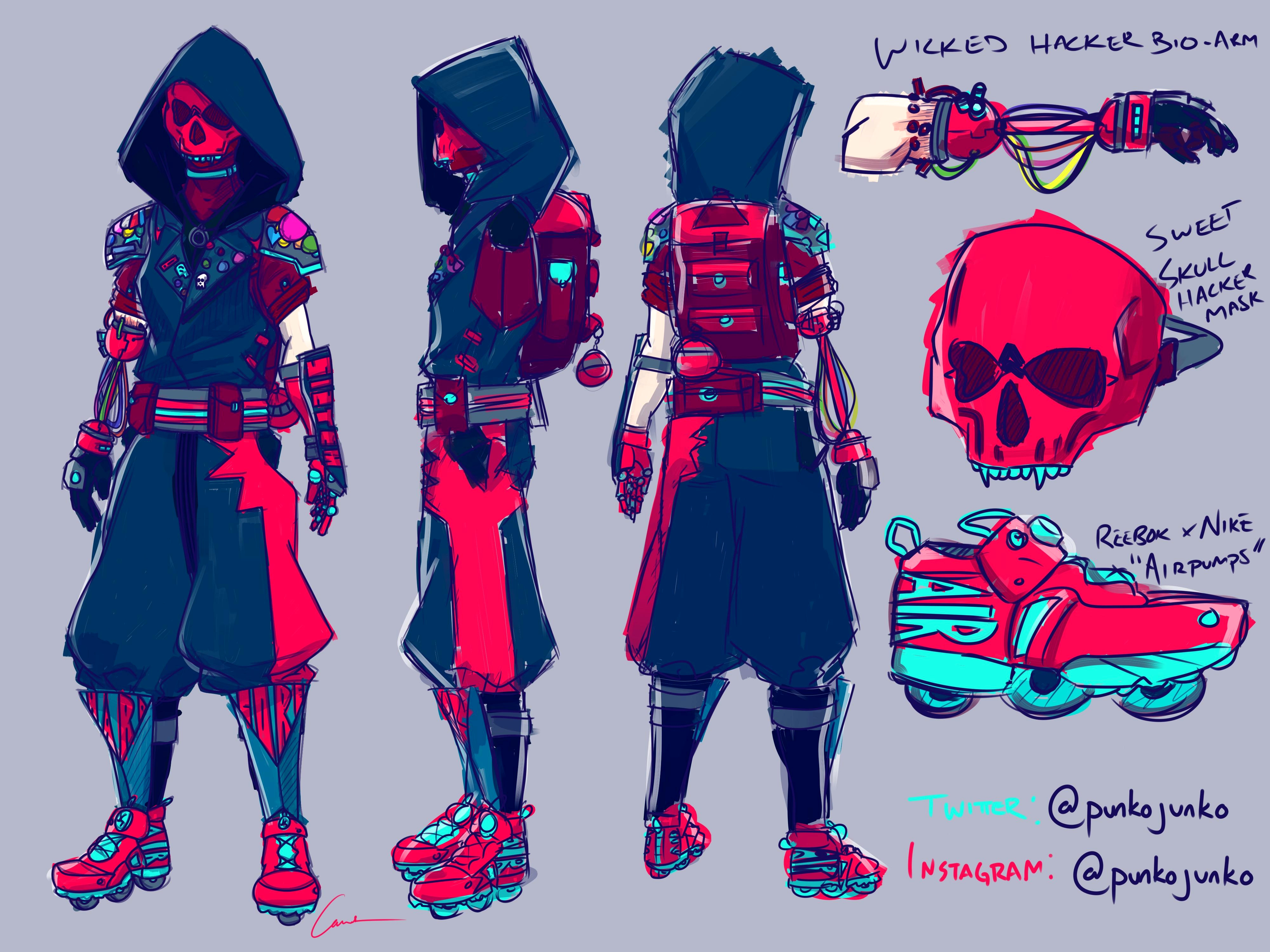 Cyberpunk character design фото 99