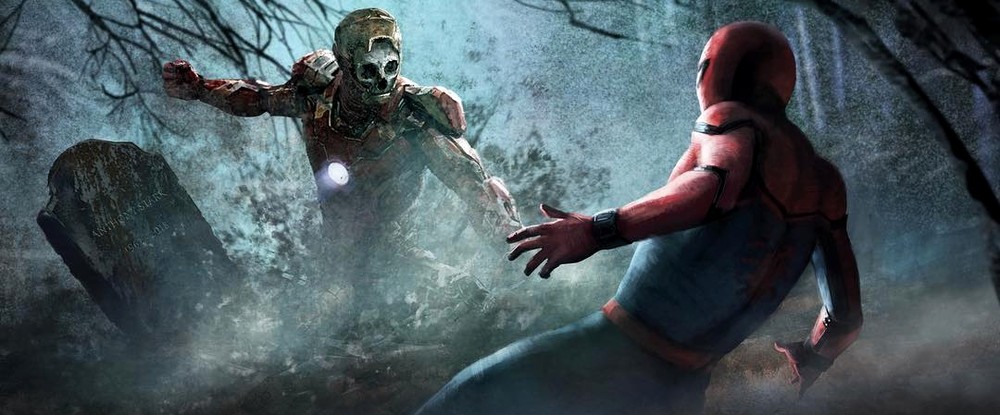 Старк-зомби и другие концепты нового «Человека-паука»
