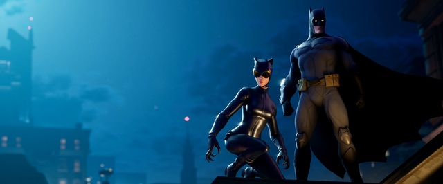 В Fortnite появились Бэтмен, Женщина-кошка и кусочек Готэм Сити