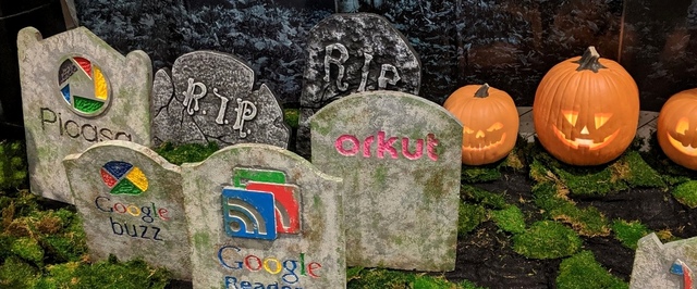 К Хэллоуину в Google сделали кладбище мертвых проектов