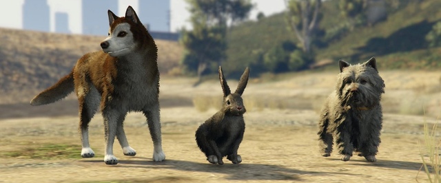 В GTA Online можно легально превращаться в животных, игроки развлекаются