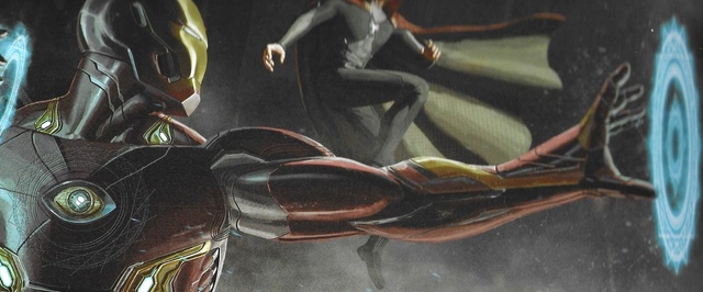 Концепты вырезанных сцен «Мстителей»: Халк, разрывающий броню, и Доктор Стрэндж в костюме Старка