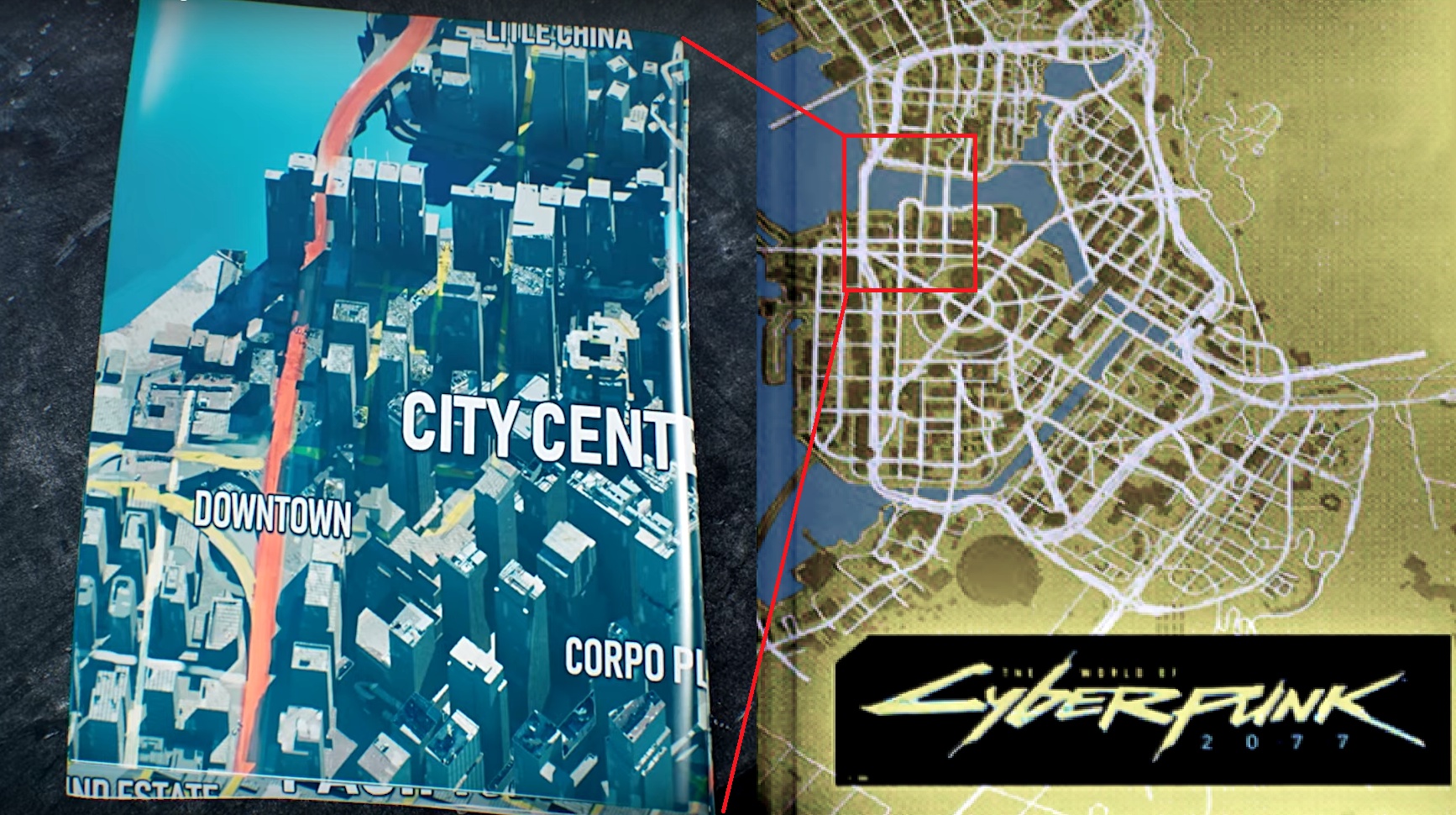 Cyberpunk map size фото 33