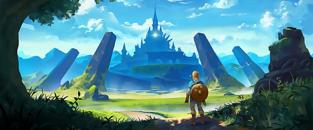 В магазине Microsoft вышла игра о герое по имени The Legend of Zelda Breath of the Wild