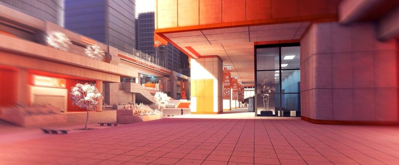 В VR Chat построили уровень в стиле Mirrors Edge и пробежались по нему