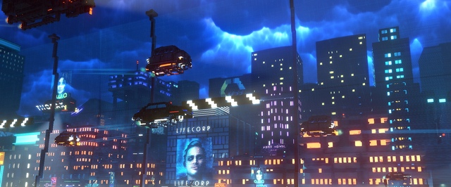 Симулятор киберпанк-курьера Cloudpunk выйдет на PlayStation 4