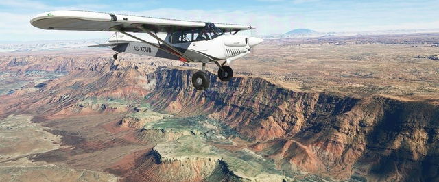 Мультиплеер, туман и каньоны на скриншотах Microsoft Flight Simulator