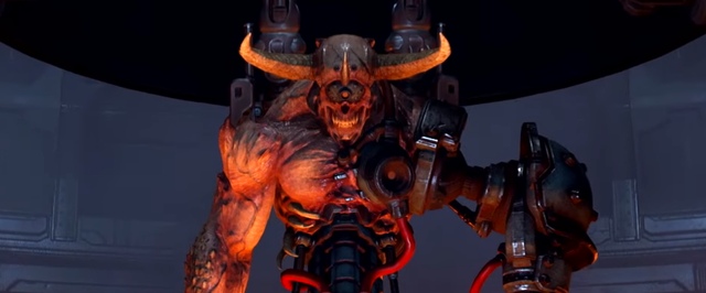 Новый геймплей Doom Eternal: бой с Охотником Рока