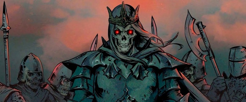 В Pathfinder Wrath of the Righteous лич может делать оружие из костей врагов, вот как это выглядит