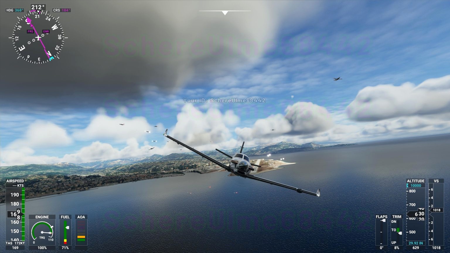 Microsoft flight simulator карта