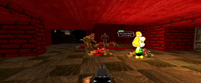 Изабель из Animal Crossing сделали спутником Думгая в Doom