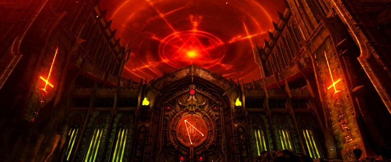 В Doom Eternal взломали свободную камеру и показали Твердыню Рока снаружи