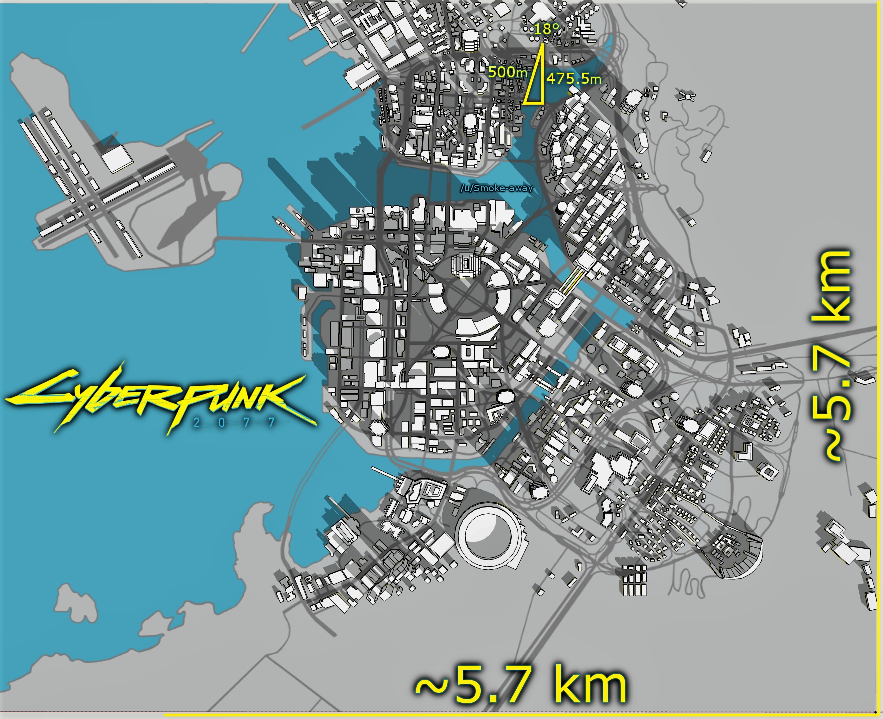 Cyberpunk map size фото 2