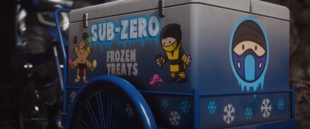 Саб-Зиро с мороженкой и улыбающийся Терминатор: френдшип-трейлер Mortal Kombat 11