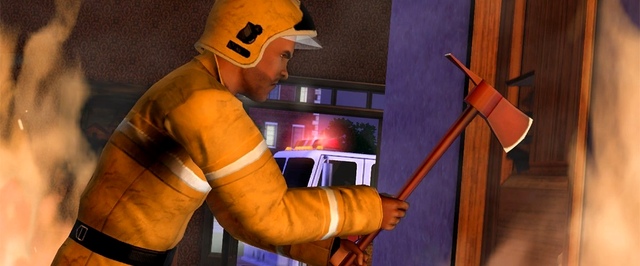 В The Sims 4 добавили пожарных. Теперь симы писают огнем