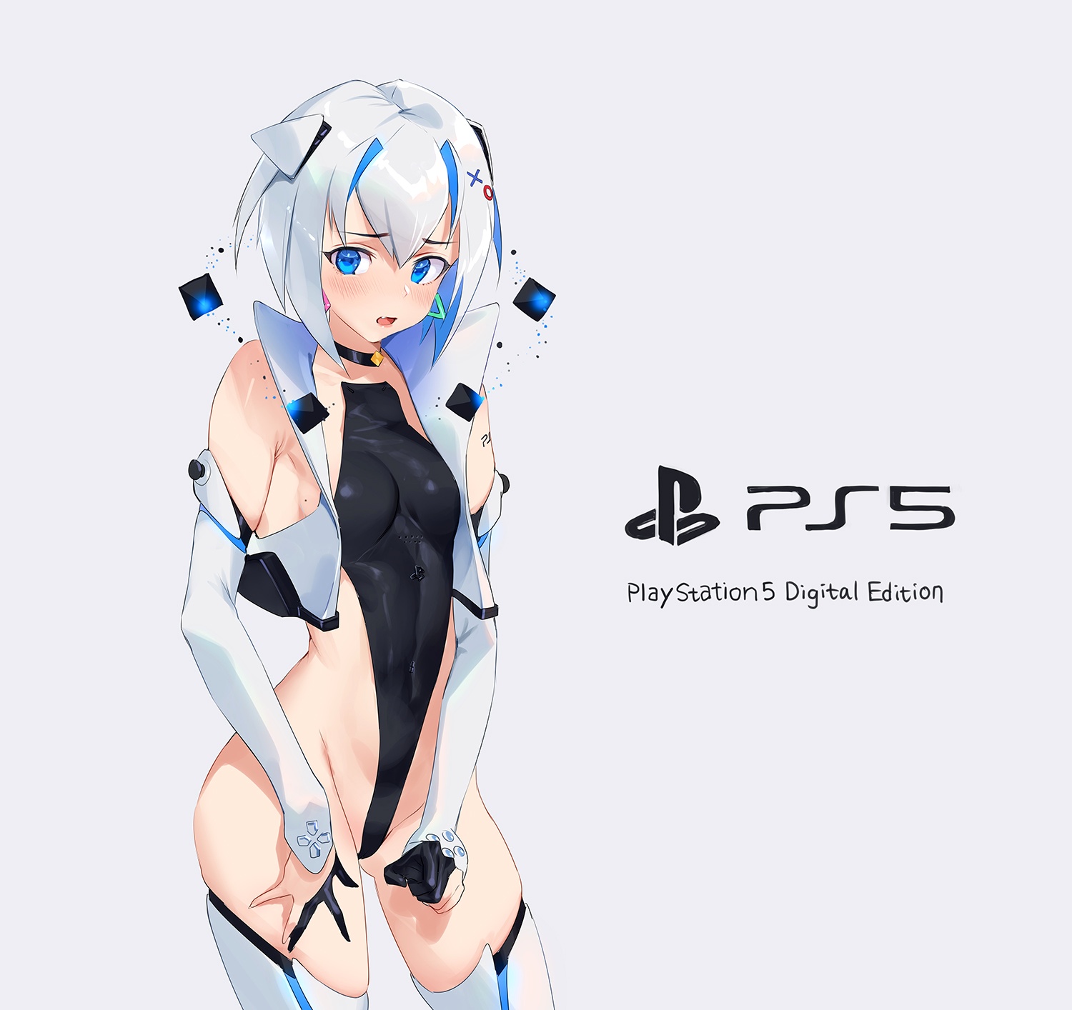 Почти хентай: PlayStation 5 превращают в девушек.