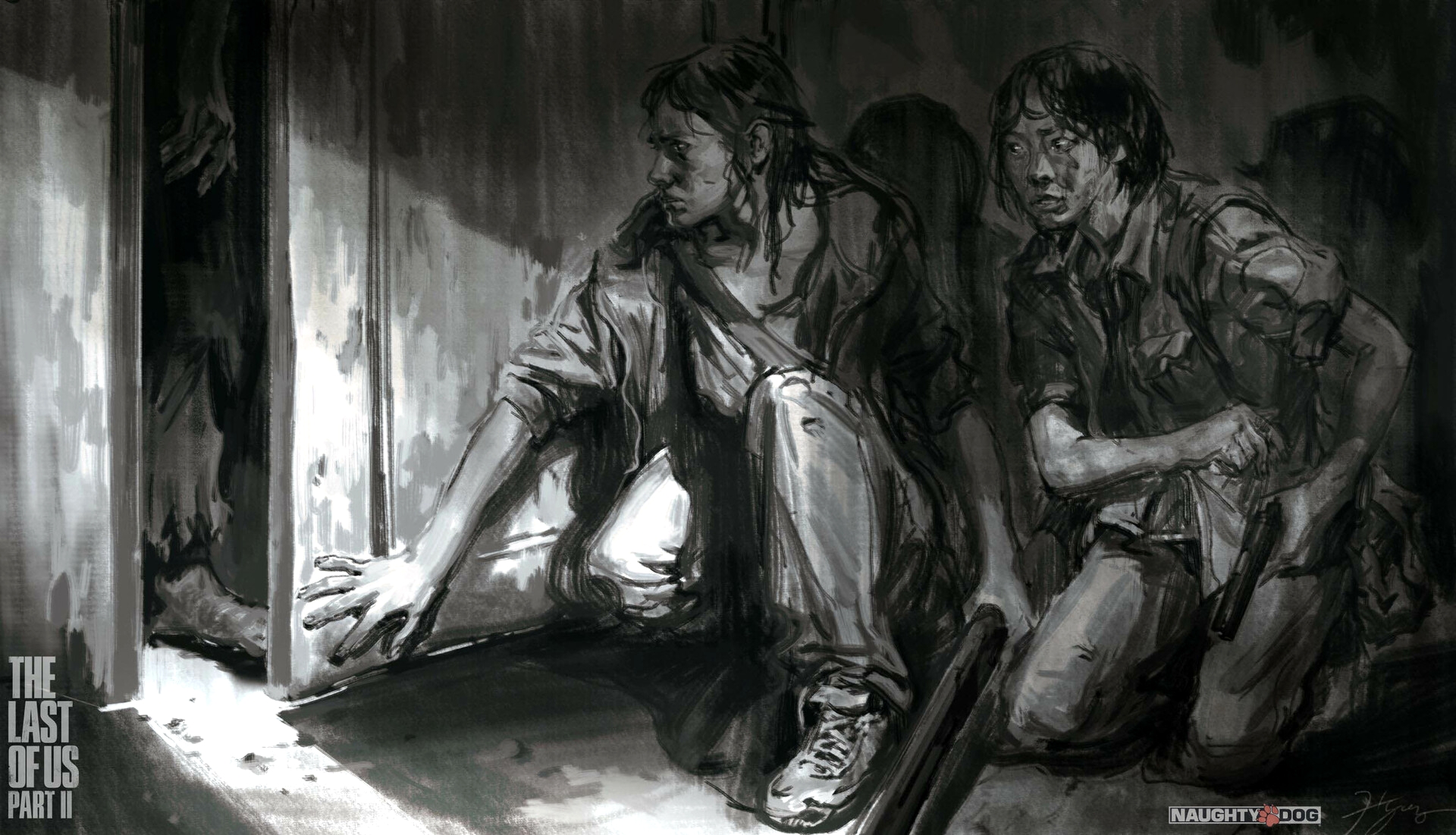Разрушенный мир и другие герои на концептах The Last of Us 2.