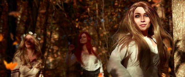 Три ведьмы из The Witcher 3 стали героинями откровенного косплея