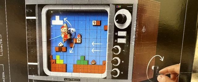 LEGO выпустит модель консоли NES и телевизора с ручным приводом