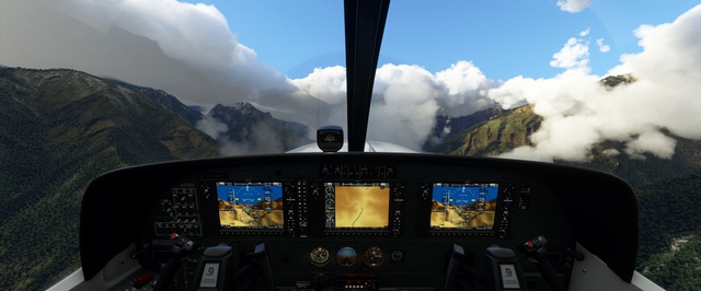 Посмотрите, как в Microsoft Flight Simulator динамически меняется погода и время суток